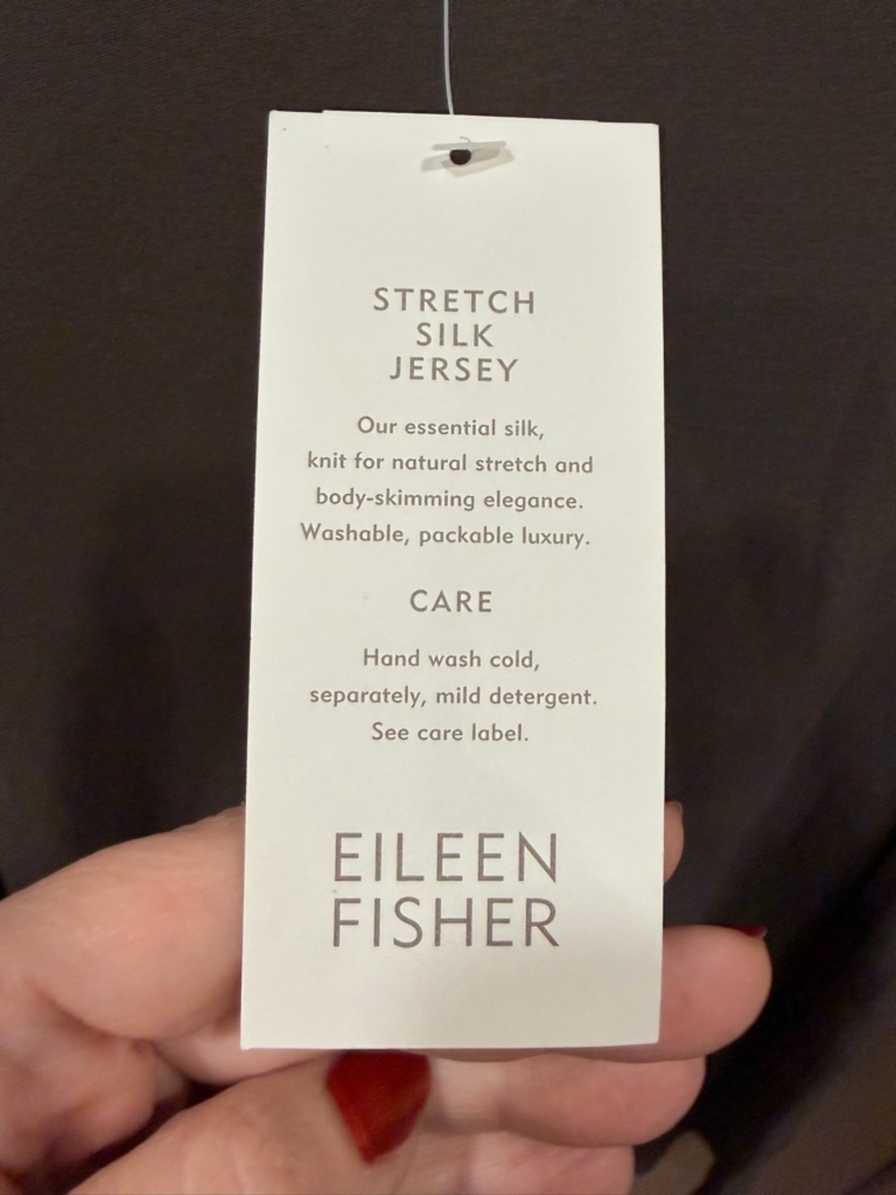 Eileen Fisher Mushroom Scoop Neck Tunic - Picture 4 of 5